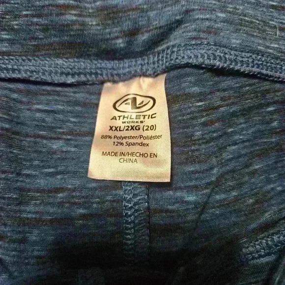 Athletic works heathered blue leggings! - Picture 5 of 5